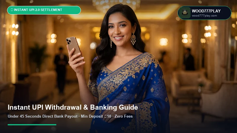 WOOD777PLAY Instant UPI Withdrawal & ₹20 INR Deposit Tutorial
